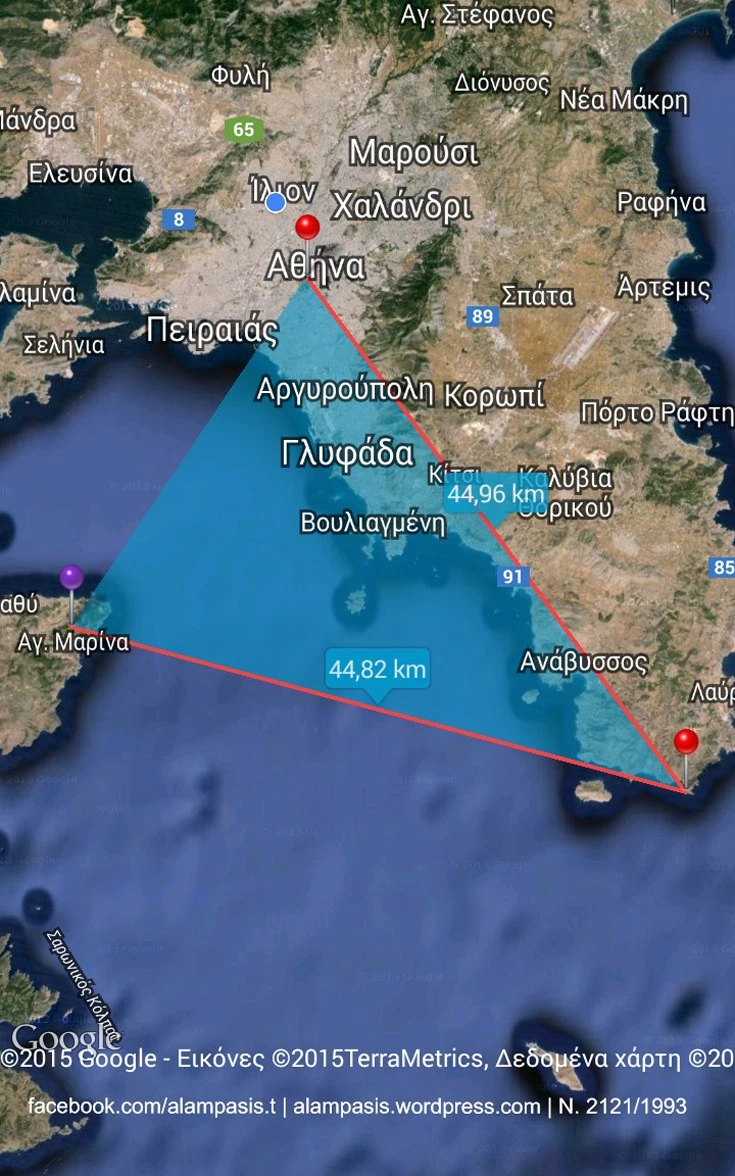 Αποκαλύπτονται τα μυστικά τρίγωνα της ελληνικής αρχαιότητας και η κρυμμένη σημασία τους