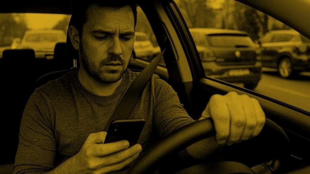 «Πού χαζεύεις; Τυφλώθηκες ξαφνικά;» 4 κινητό απόσπαση προσοχής