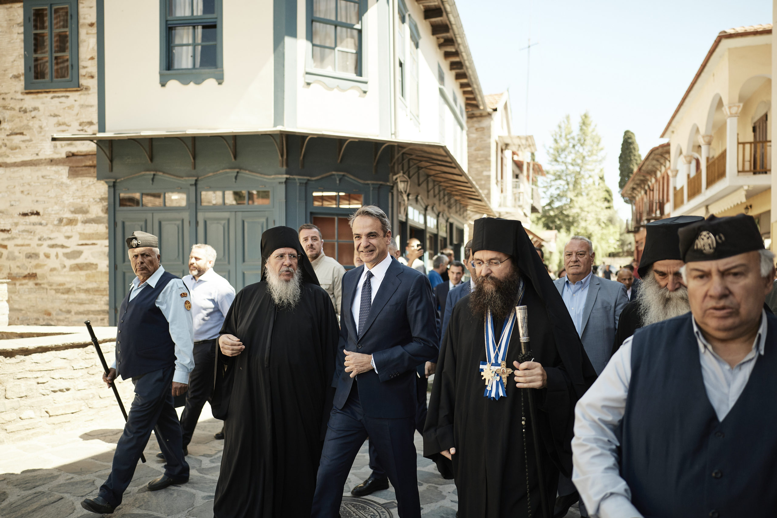Μητσοτάκης: Προσκύνησε στην Ιερά Μονή Βατοπεδίου – Δείτε στιγμιότυπα