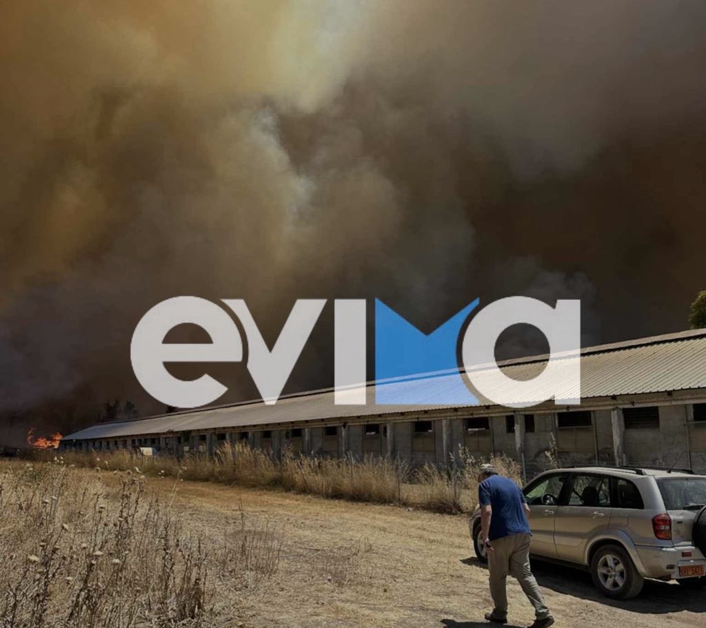 Η επιχείρηση που απειλεί η φωτιά στην Εύβοια