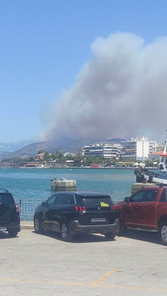 Μεγάλη φωτιά στην Εύβοια