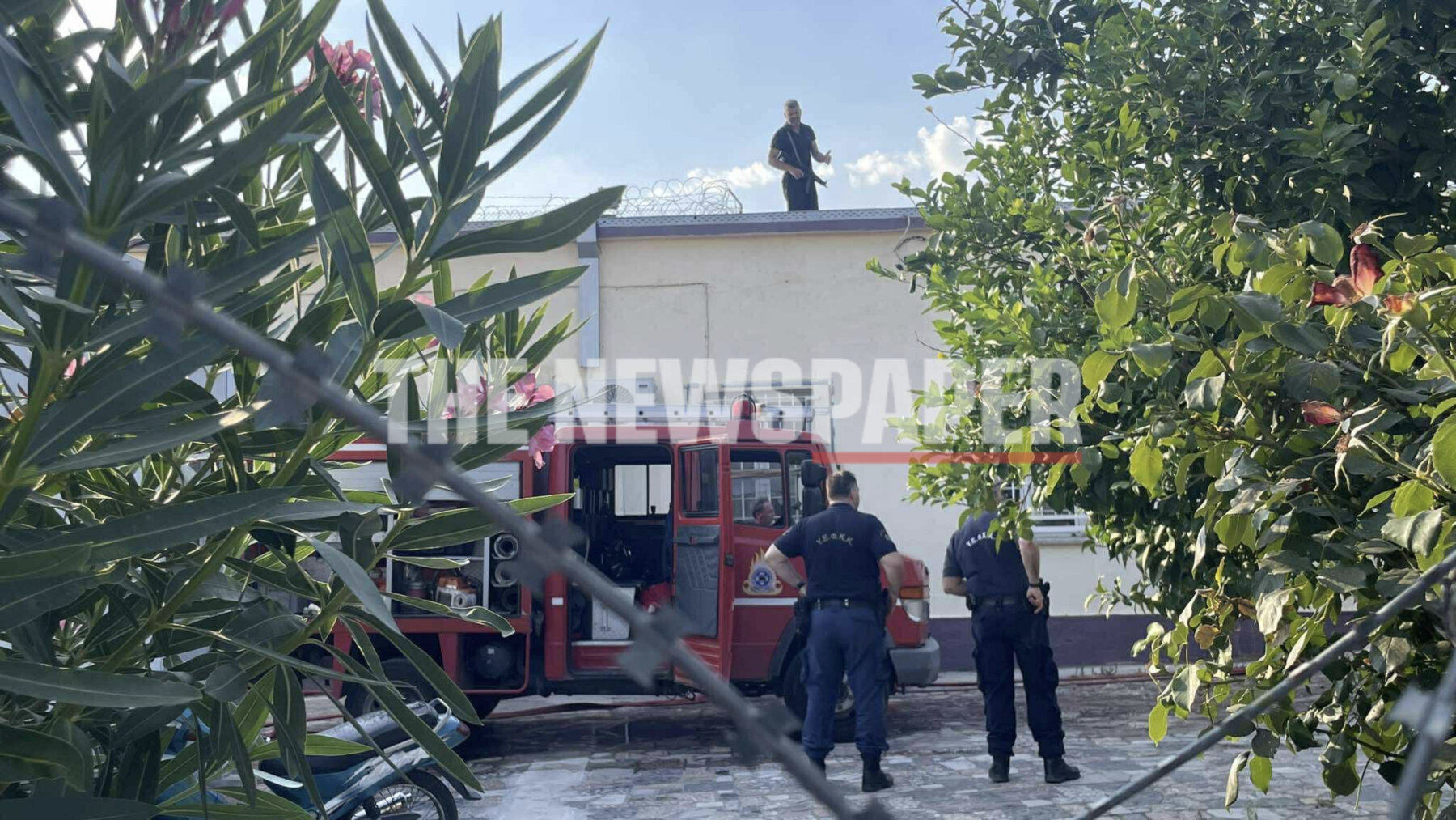 Φωτιά στις φυλακές Βόλου