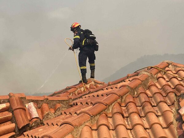Πυρκαγιά στη Μεσσηνία: Εντυπωσιακές εικόνες από Κρυονέρι και Πολυθέα – Πυροσβέστες ανέβηκαν σε στέγες σπιτιών 6 Πυρκαγιά στη Μεσσηνία: Εντυπωσιακές εικόνες από Κρυονέρι και Πολυθέα – Πυροσβέστες ανέβηκαν σε στέγες σπιτιών