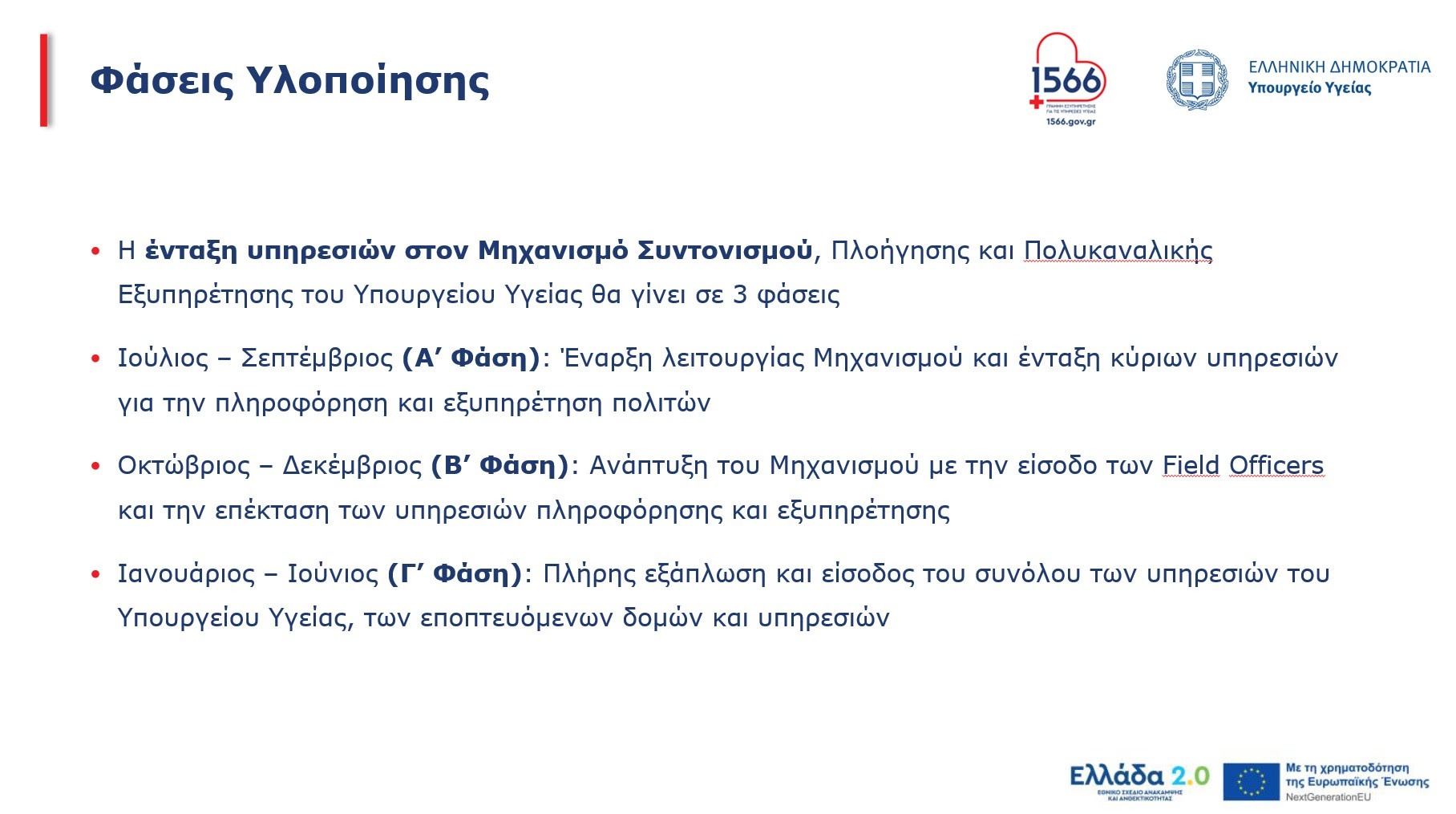 Έναρξη για το νέο τετραψήφιο 1566 του ΕΣΥ: «Αντικαθίστανται όλοι οι υπόλοιποι αριθμοί Υγείας» – Όλες οι λεπτομέρειες