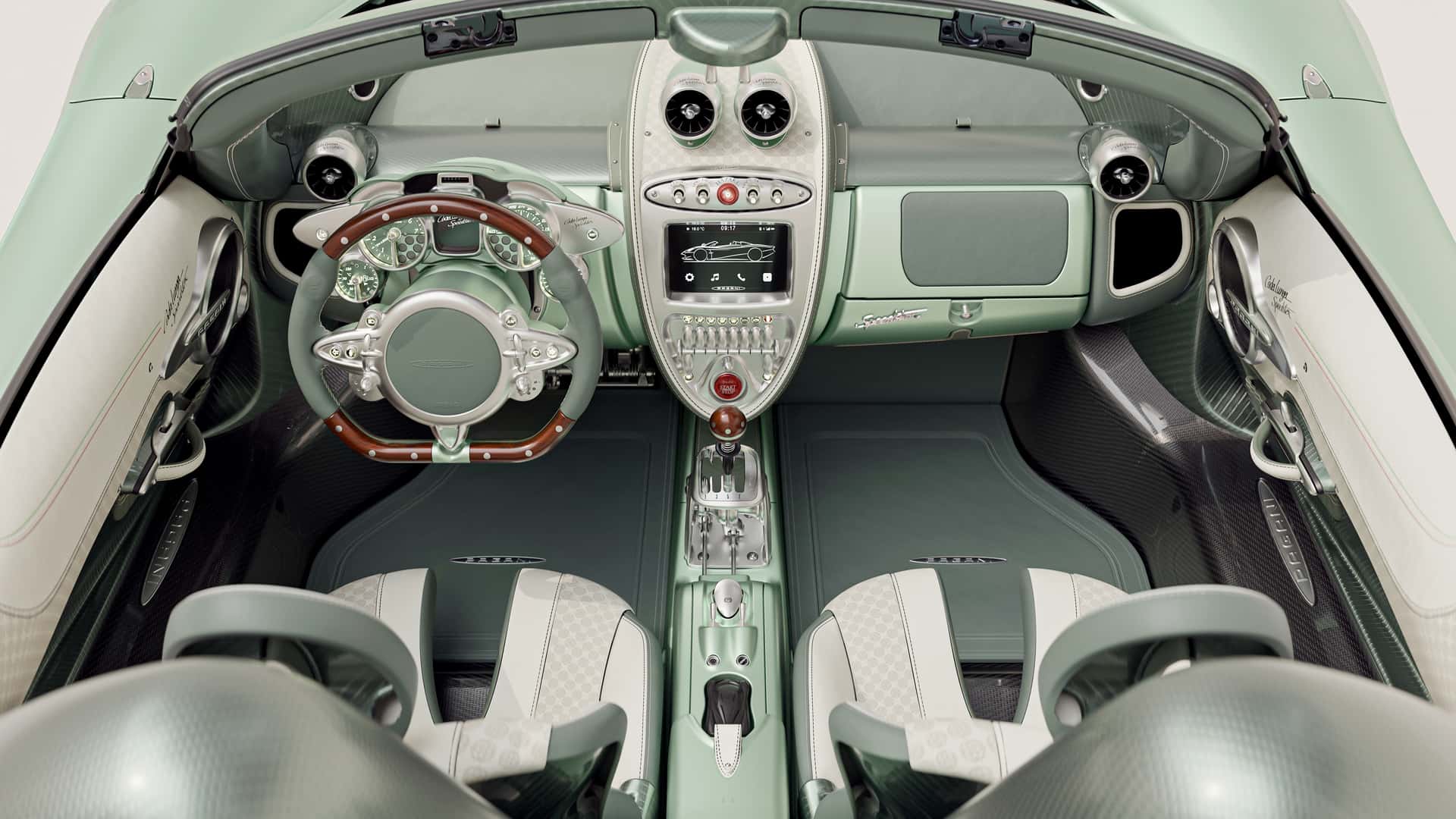 Pagani Huayra Codalunga: Χωρίς οροφή, με χειροκίνητο κιβώτιο 4 Pagani Huayra