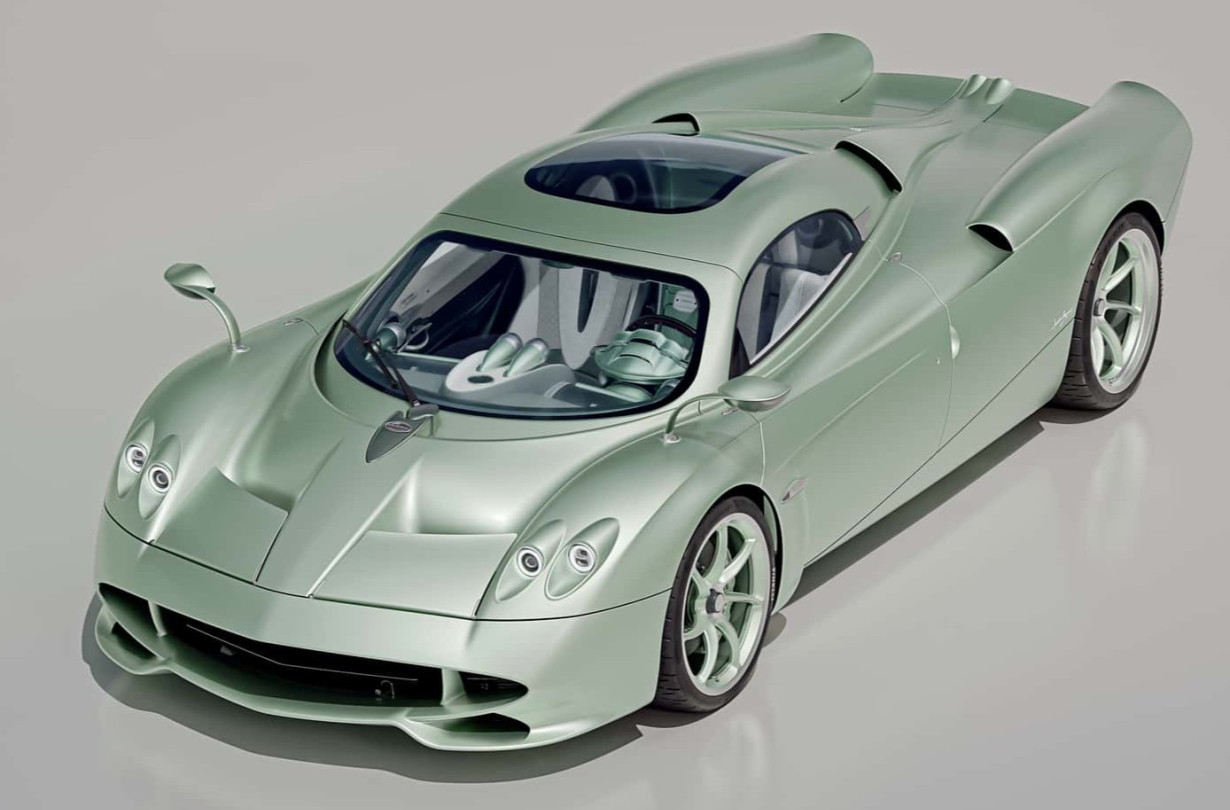 Pagani Huayra Codalunga: Χωρίς οροφή, με χειροκίνητο κιβώτιο