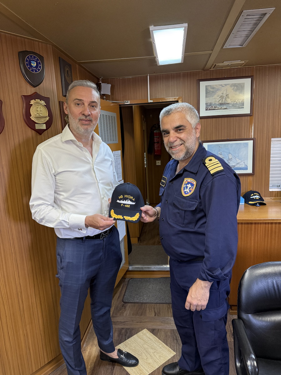 Η RAVENNA A.E. υποστηρίζει το Πολεμικό Ναυτικό με δωρεά στη φρεγάτα «Ύδρα»