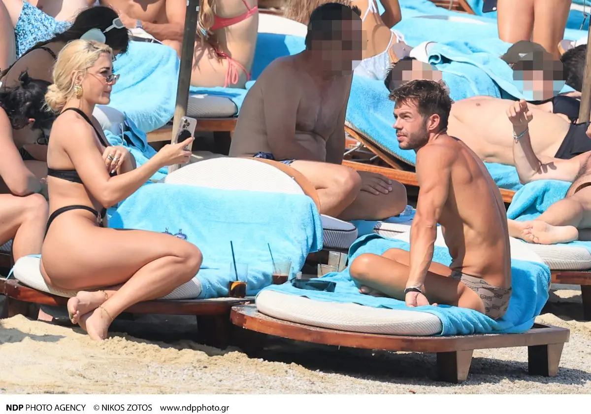 Η Ιωάννα Τούνη στη Μύκονο
