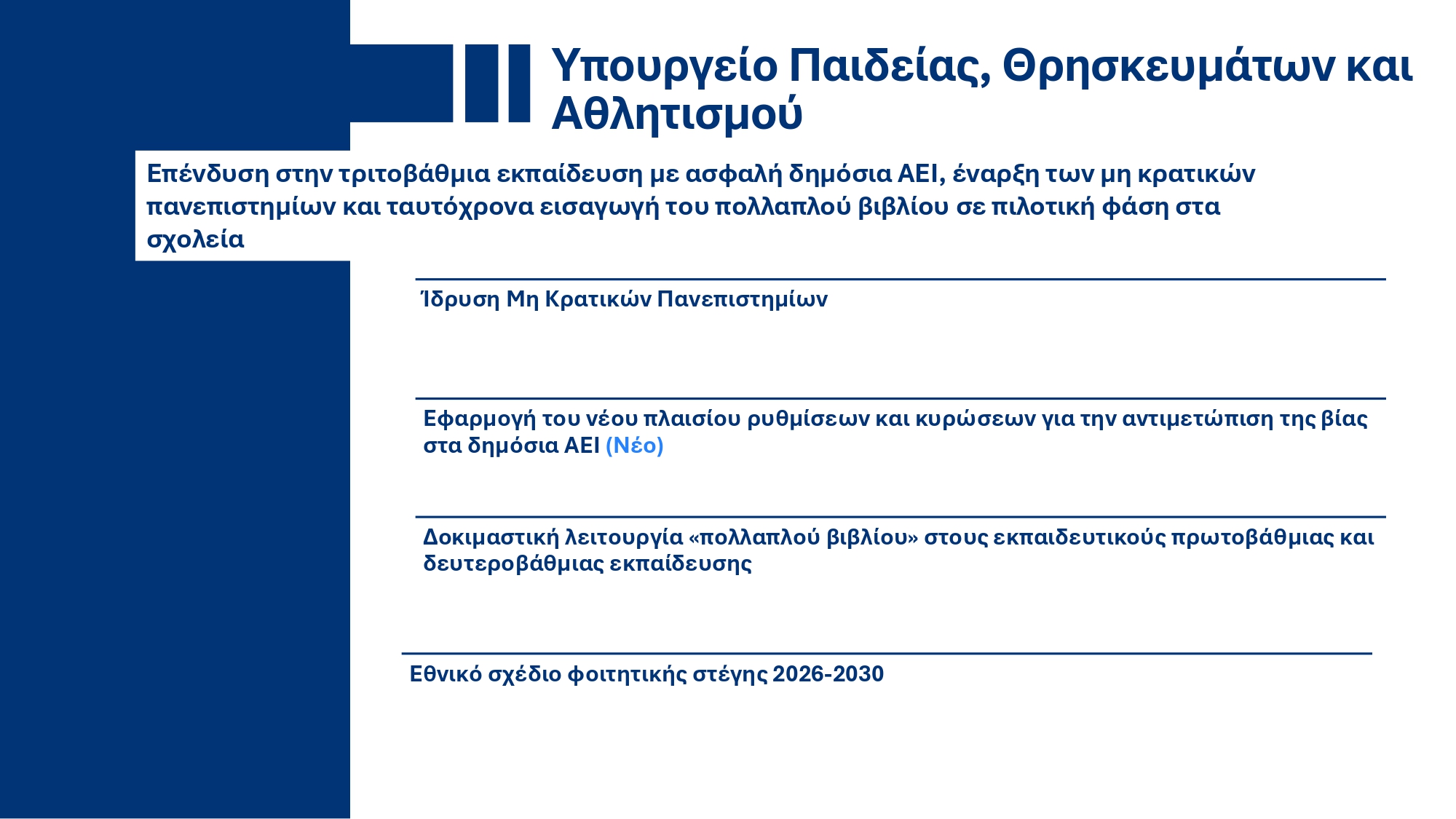 Υπουργικό Συμβούλιο: Εγκρίθηκε το ανανεωμένο Ενοποιημένο Σχέδιο Κυβερνητικής Στρατηγικής για το 2025 – Τι περιέχει