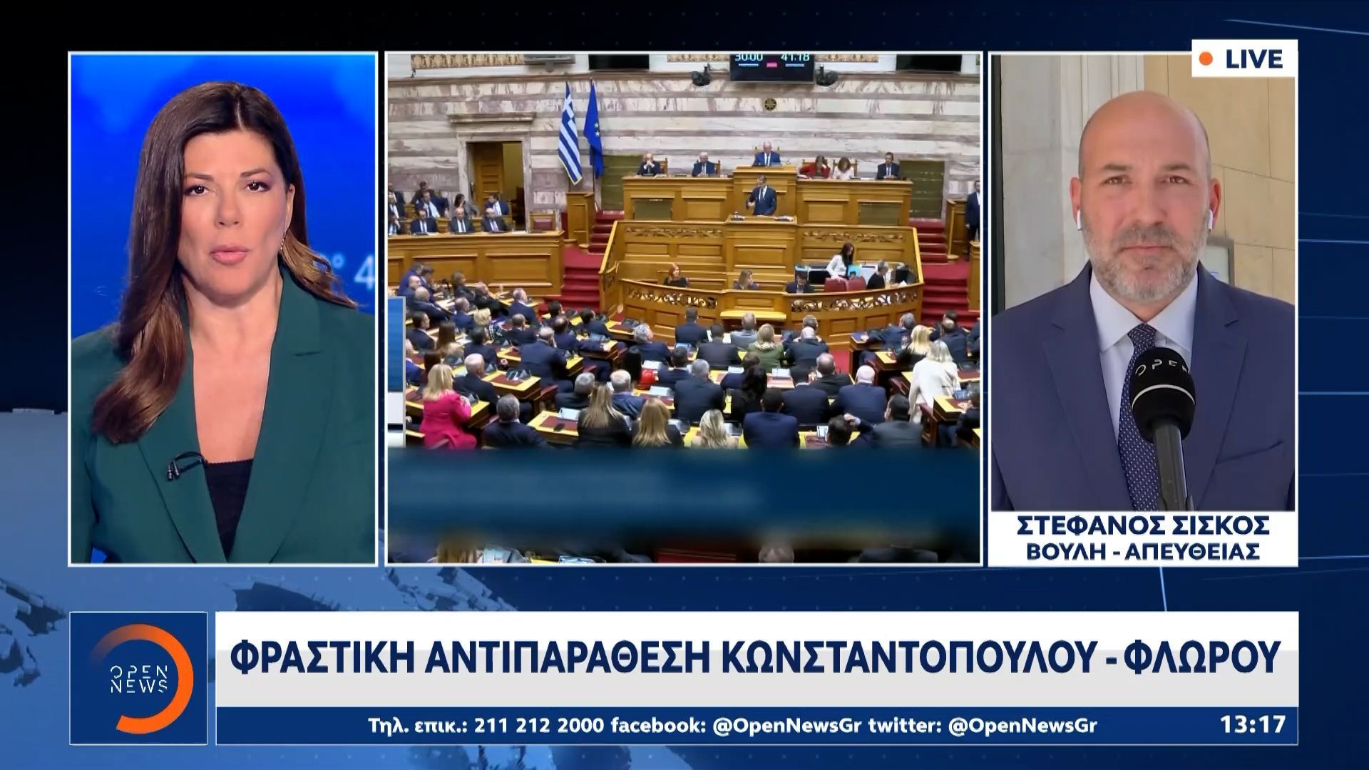 Φραστική αντιπαράθεση Κωνσταντοπούλου – Φλώρου