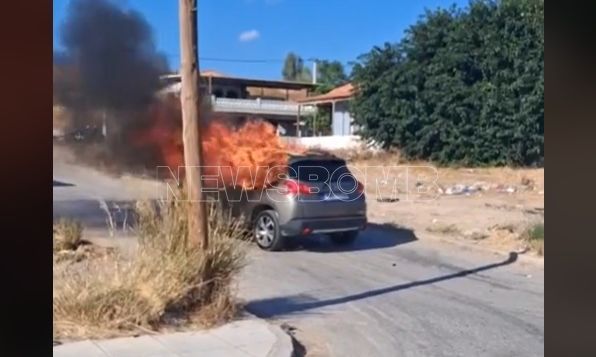 Άγρια συμπλοκή στο Ζεφύρι – Σοβαρός τραυματισμός, καμένο όχημα και μία σύλληψη