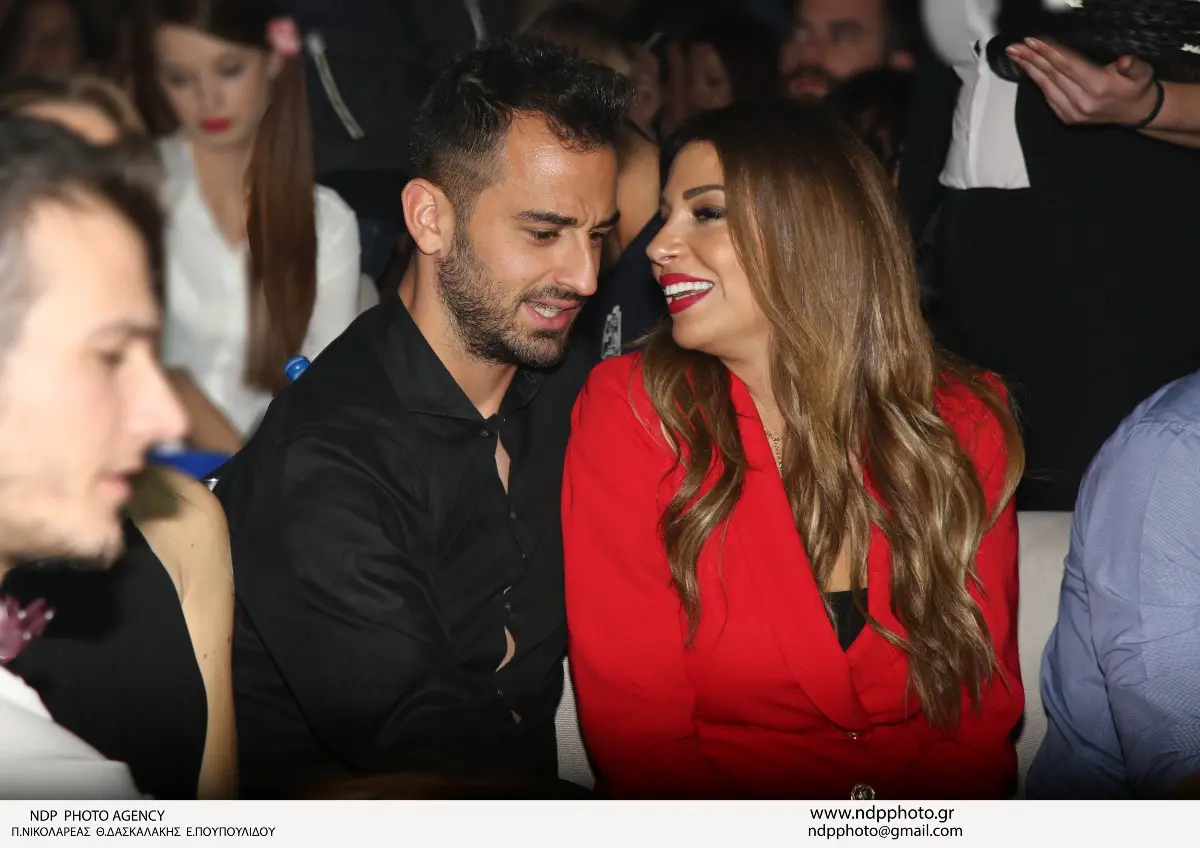 Ο Άρης Σοϊλέδης και η Ελένη Χατζίδου 