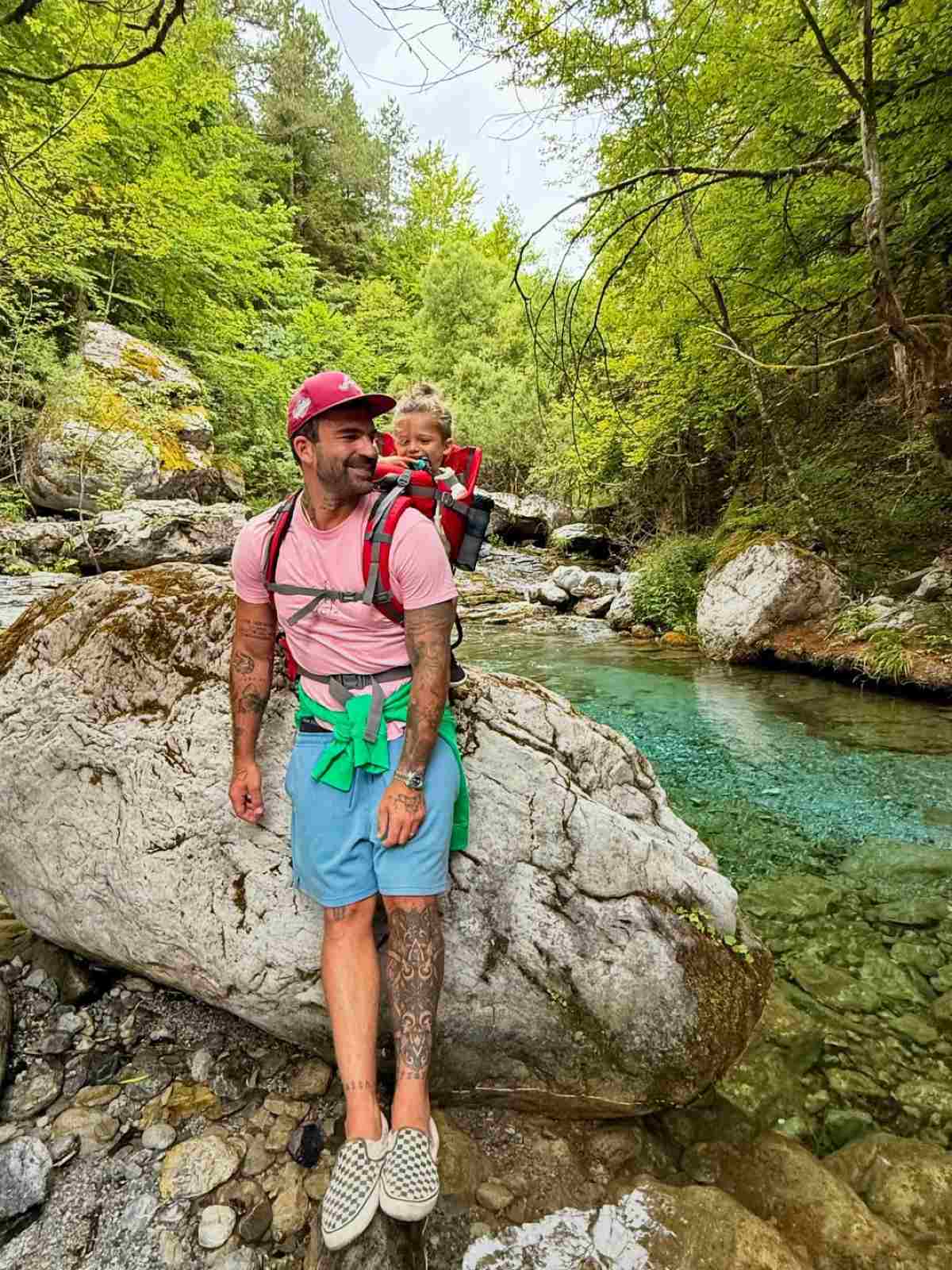 Ο Δημήτρης Αλεξάνδρου με τον γιο του