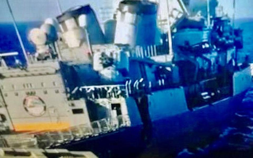 Η θρυλική «επακούμβηση» της φρεγάτας «Λήμνος» με την τουρκική «Kemal Reis» κοντά στο Καστελόριζο