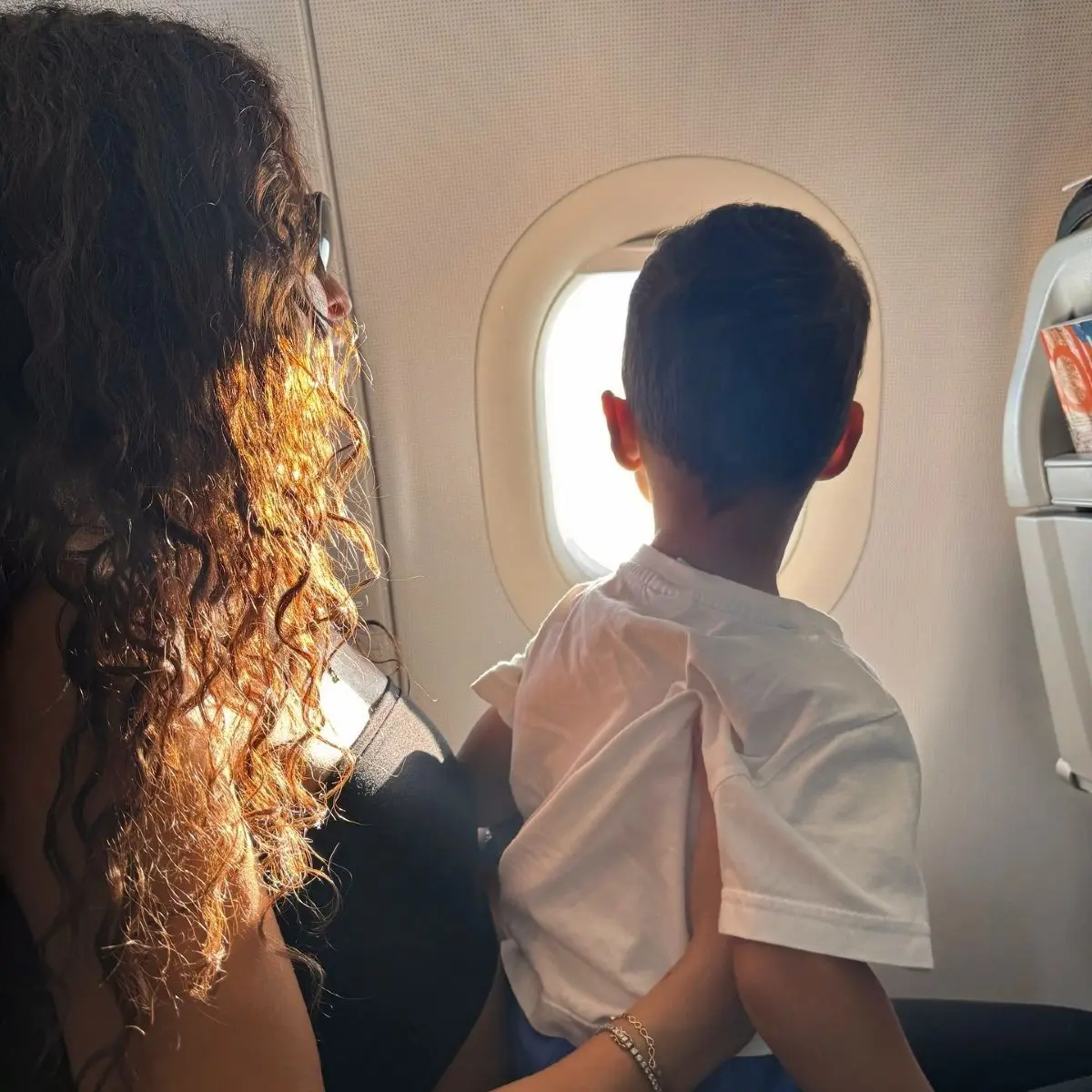 Η Ελένη Φουρέιρα με τον γιο της