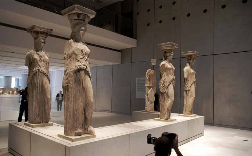 Η απουσία της Καρυάτιδας από το Μουσείο Ακρόπολης (φωτό)