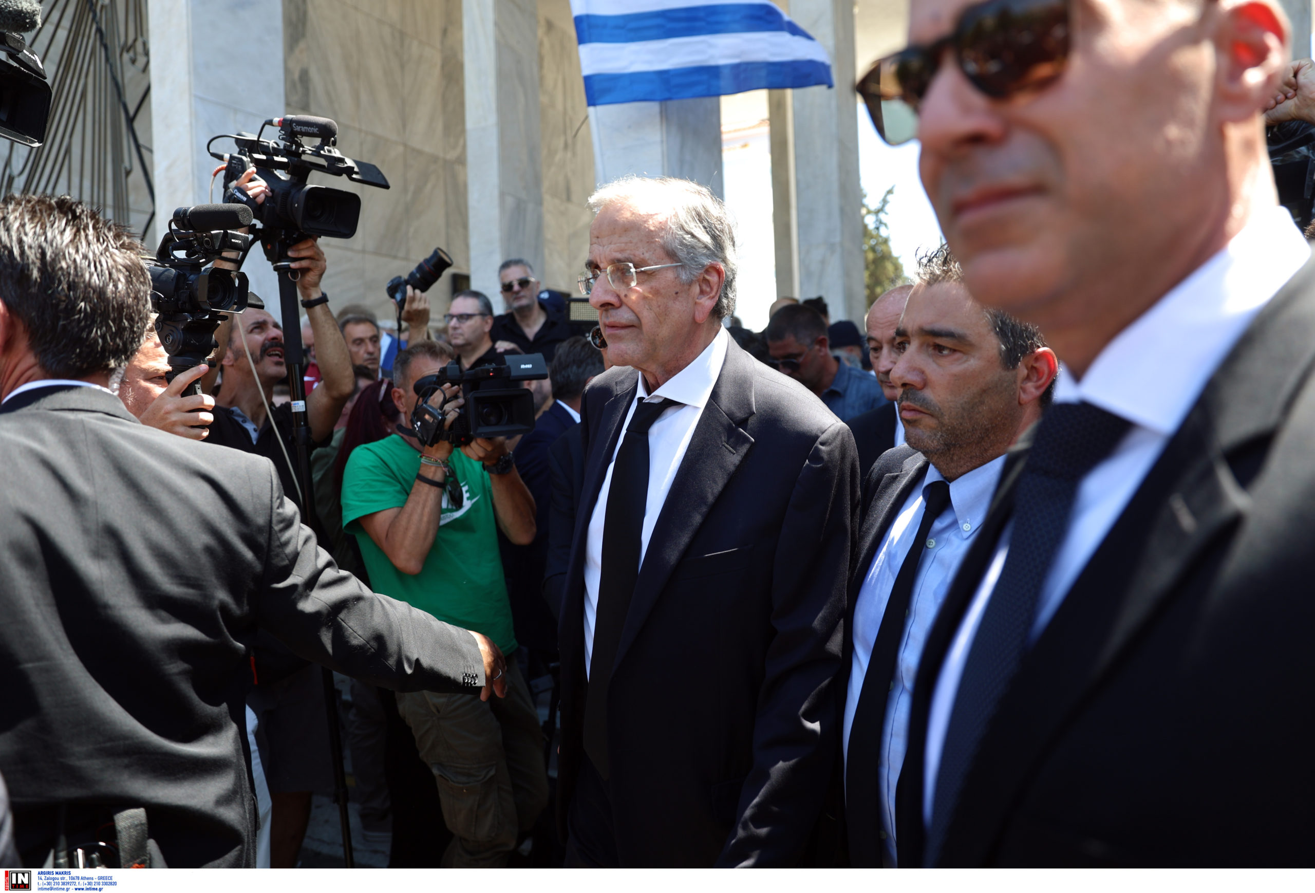 Λένα Σαμαρά, κηδεία, Αντώνης Σαμαράς 