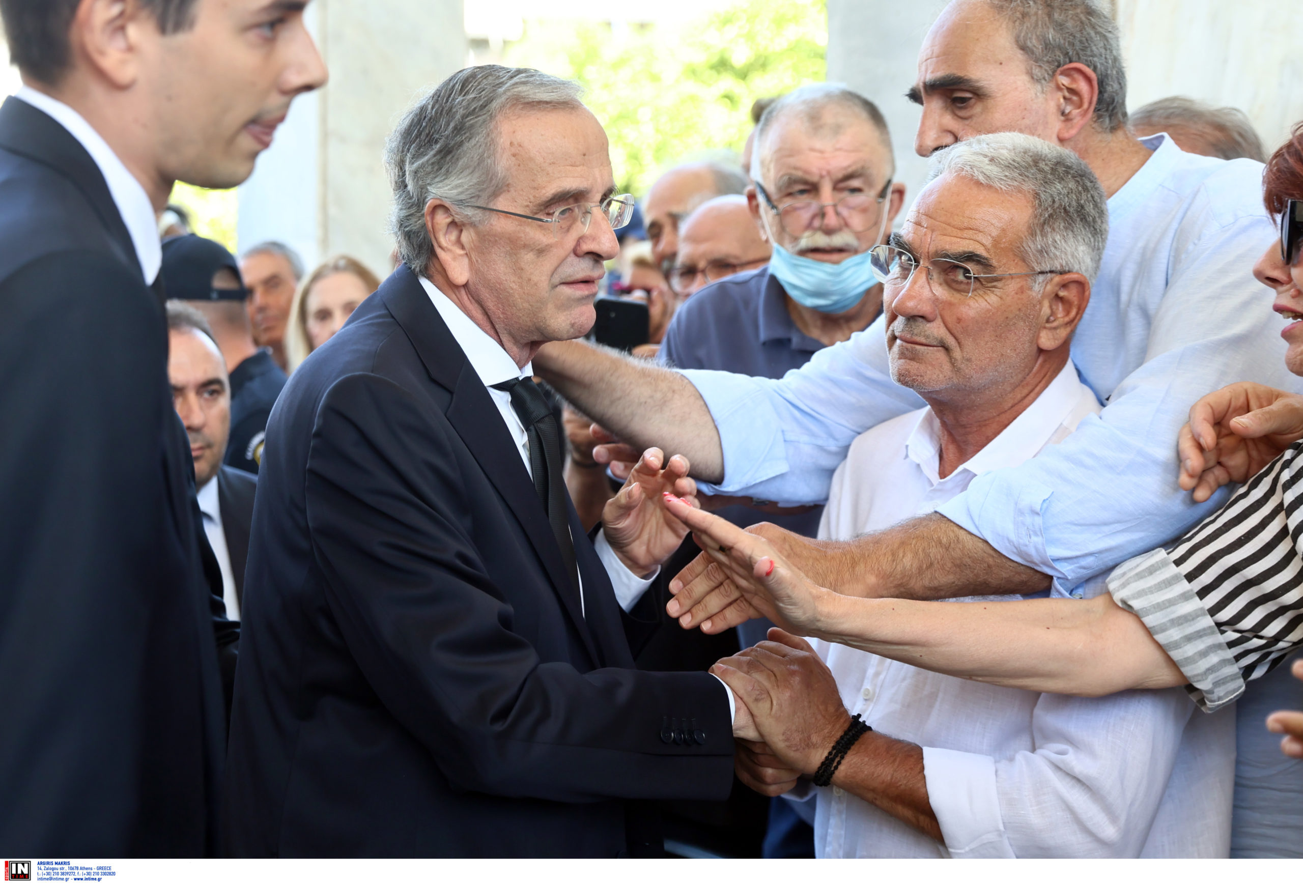 Λένα Σαμαρά, κηδεία, Αντώνης Σαμαράς 