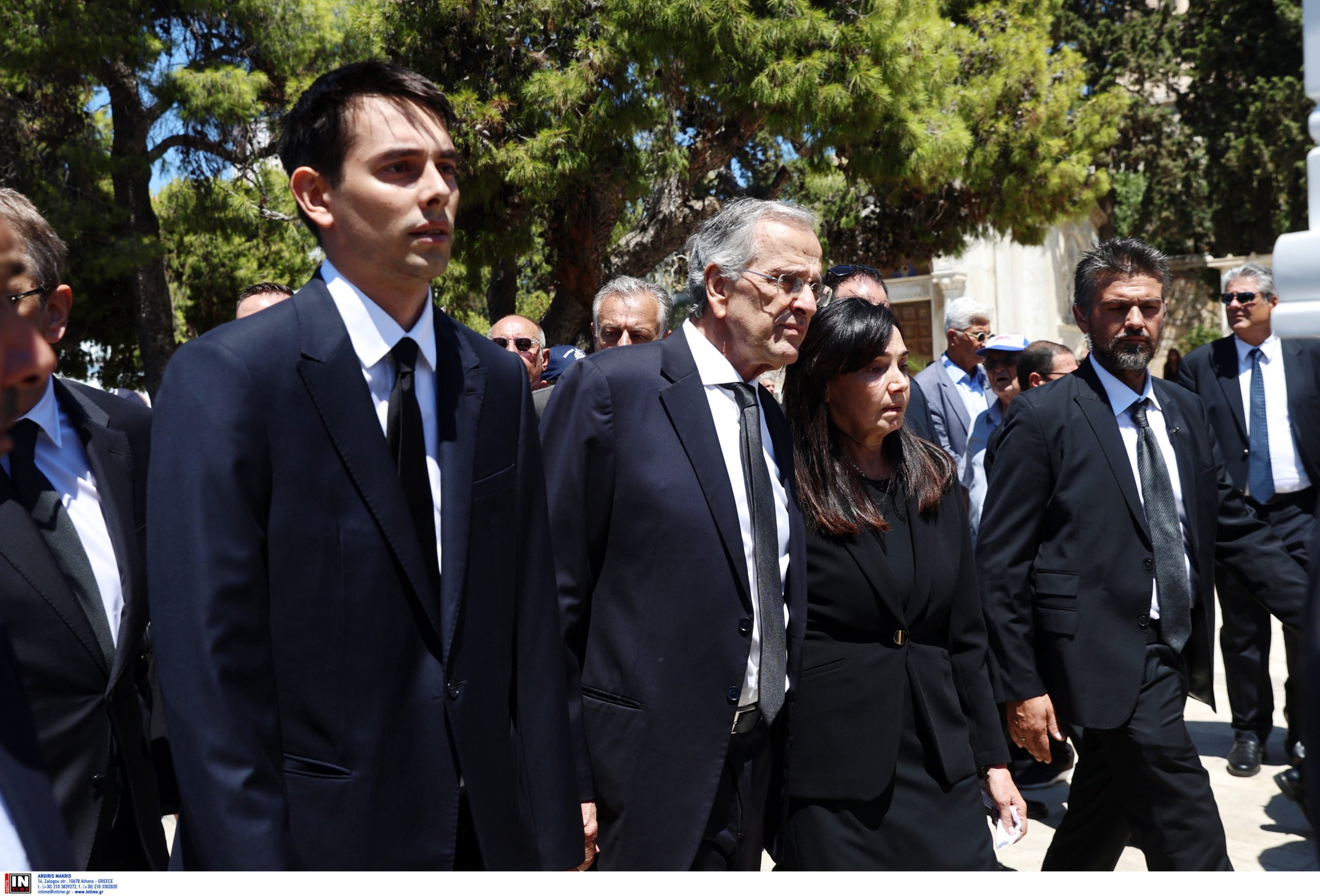 Λένα Σαμαρά, κηδεία, Αντώνης Σαμαράς 