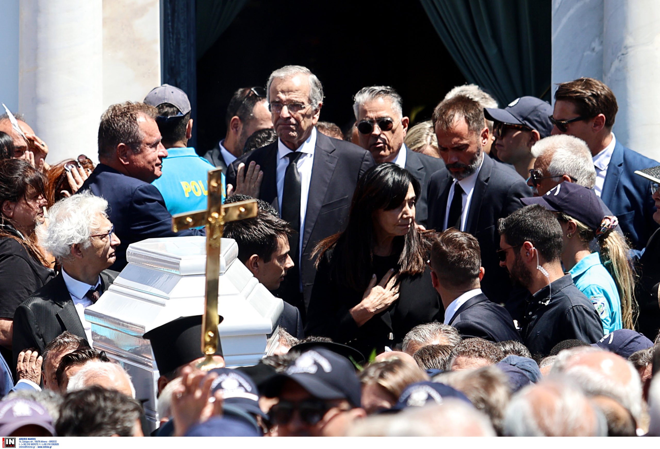Λένα Σαμαρά, κηδεία, Αντώνης Σαμαράς 