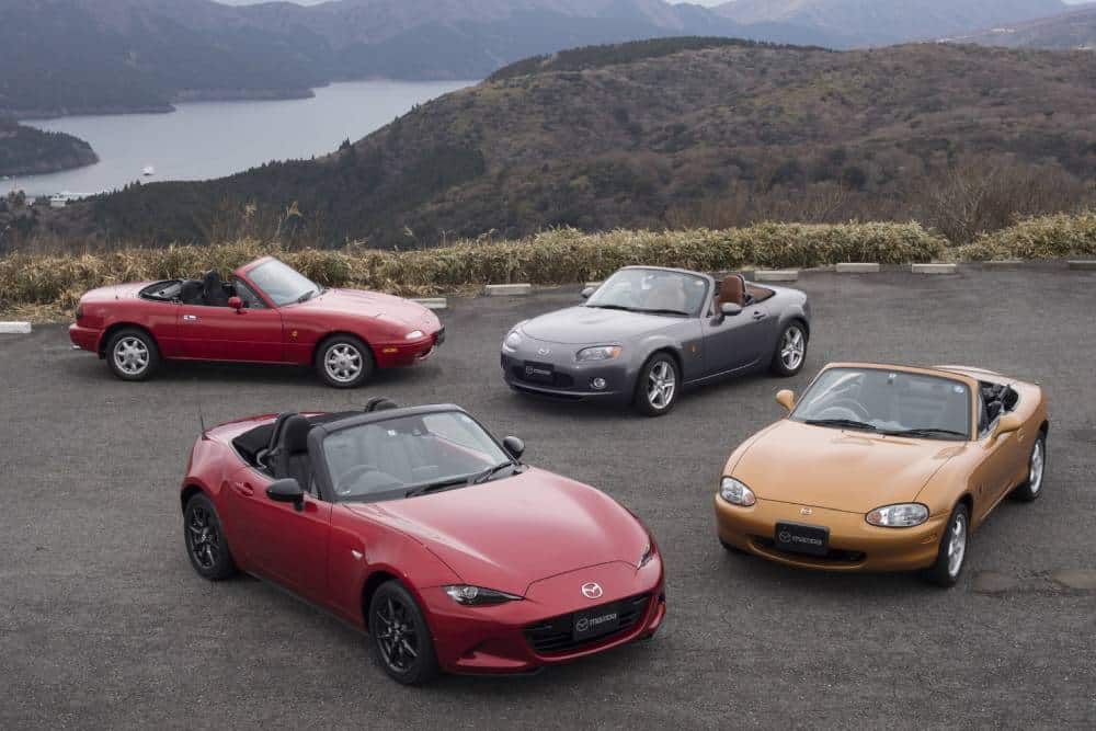 mazda mx-5 all generations