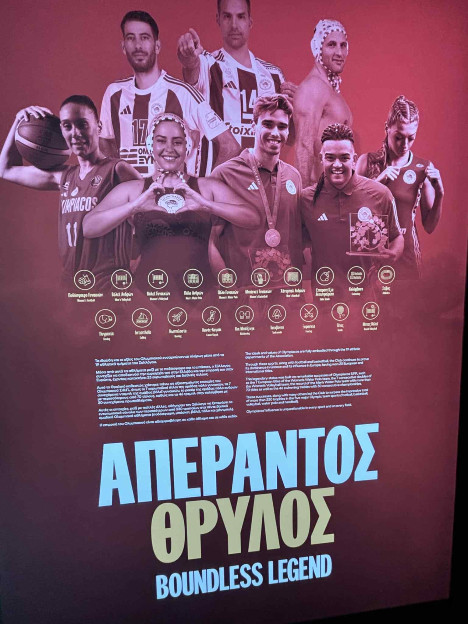 Το υπερσύγχρονο μουσείο του Ολυμπιακού υποδέχεται το κοινό: Ανακαλύψτε εικόνες από το εσωτερικό του