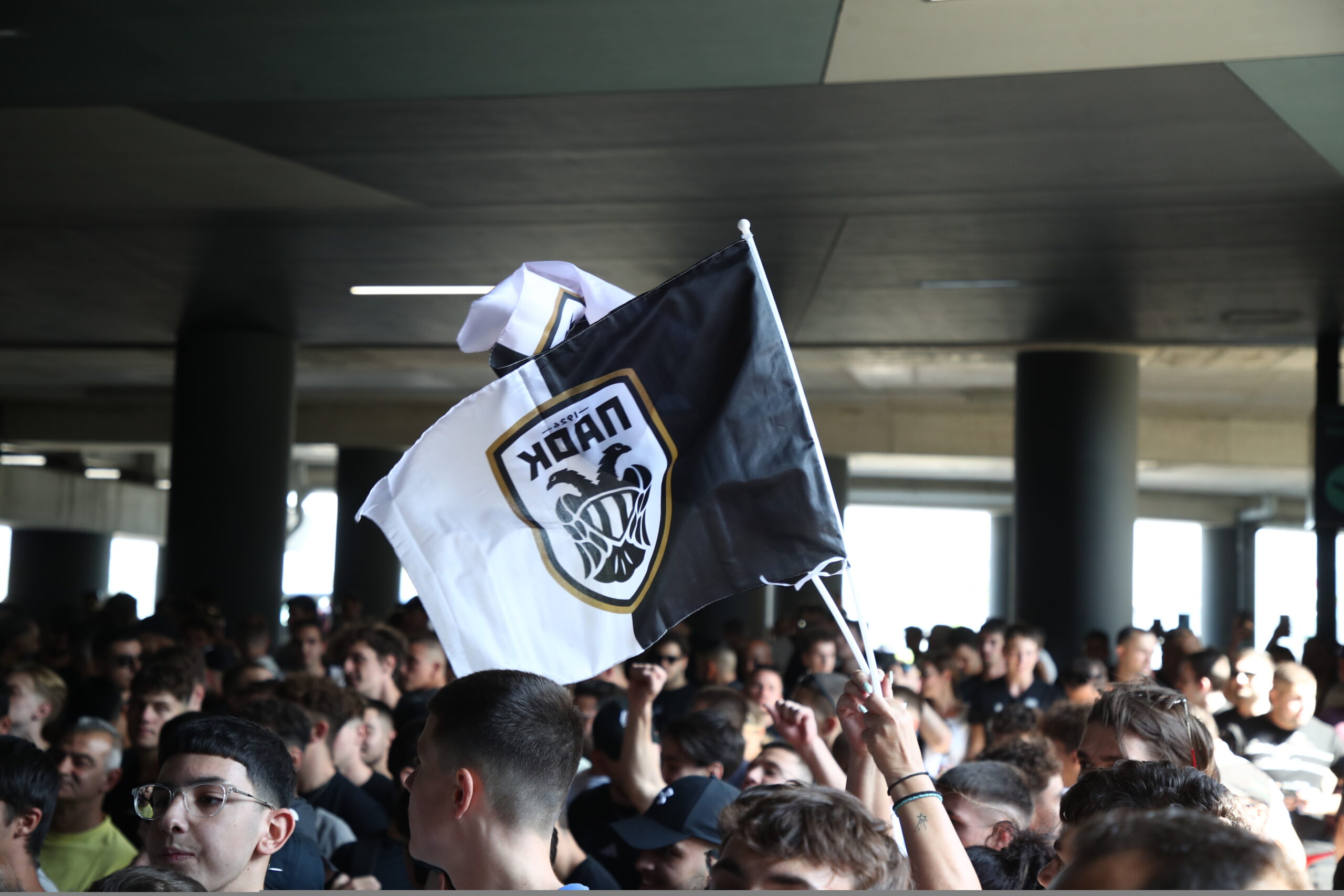 Χρήστος Ζαφείρης: Πανικός στο αεροδρόμιο «Μακεδονία» – Πλήθος οπαδών του ΠΑΟΚ υποδέχονται τον Έλληνα ποδοσφαιριστή 5 Χρήστος Ζαφείρης: Πανικός στο αεροδρόμιο «Μακεδονία» – Πλήθος οπαδών του ΠΑΟΚ υποδέχονται τον Έλληνα ποδοσφαιριστή
