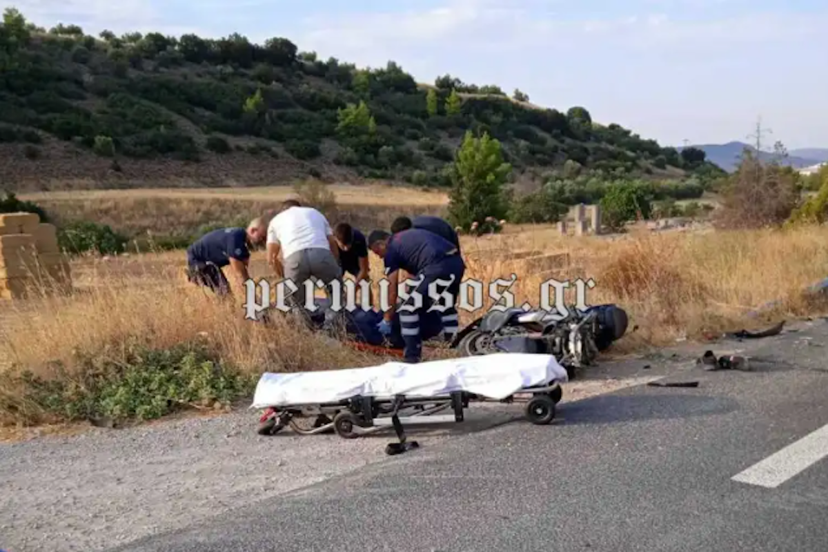 Το σημείο του τροχαίου στην Βοιωτία