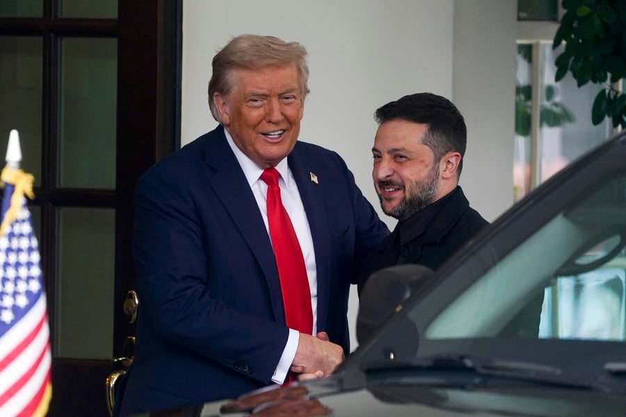 Ντόναλντ Τραμπ Βολοντίμιρ Ζελένσκι