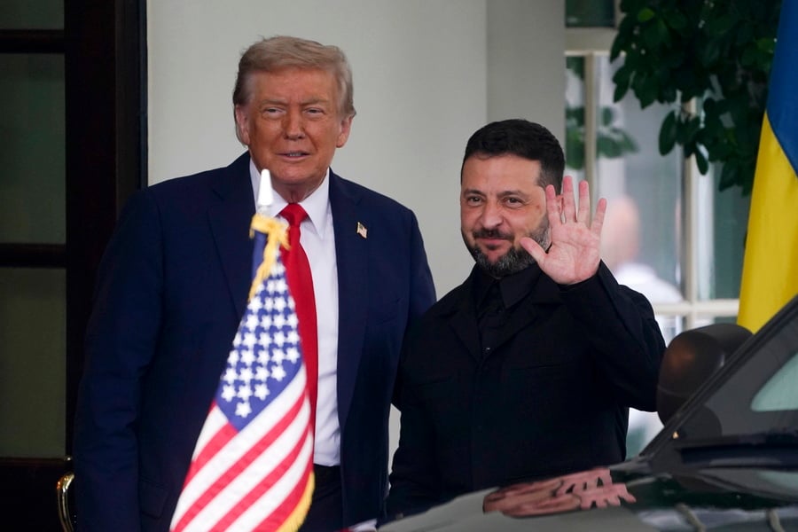 Ντόναλντ Τραμπ Βολοντίμιρ Ζελένσκι