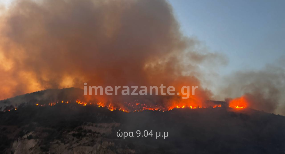 Φωτιές: Πύρινος εφιάλτης στην Κάτω Αχαΐα και εντολή απομάκρυνσης προς Πύργο – Στις φλόγες Χίος, Πρέβεζα και Ζάκυνθος