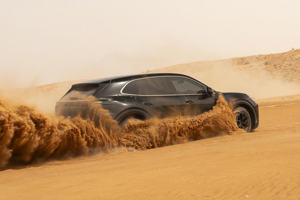 Η νέα Porsche Cayenne δοκιμάζεται σκληρά