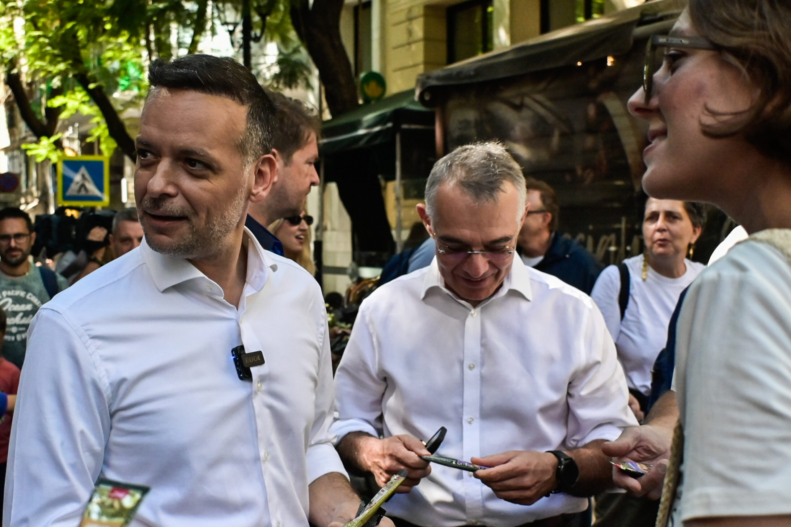 Η Αθήνα τιμά την Παγκόσμια Ημέρα Χωρίς Αυτοκίνητο με πεζοδρόμηση της οδού Αθηνάς 12 Ο δήμαρχος Αθηναίων, Χάρης Δούκας