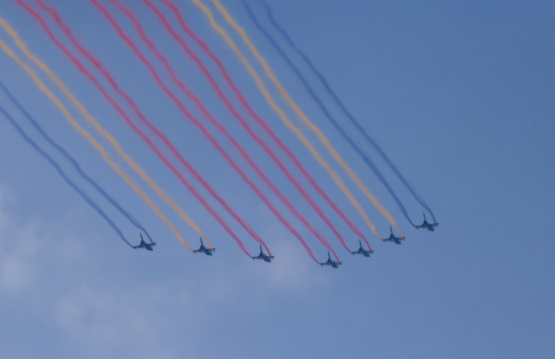 Κίνα: Θεαματικά βίντεο από τη μεγαλειώδη στρατιωτική παρέλαση στο Πεκίνο – «Χορογραφημένη» επίδειξη δύναμης από τον Σι Τζινπίνγκ 10 Κίνα: Θεαματικά βίντεο από τη μεγαλειώδη στρατιωτική παρέλαση στο Πεκίνο – «Χορογραφημένη» επίδειξη δύναμης από τον Σι Τζινπίνγκ