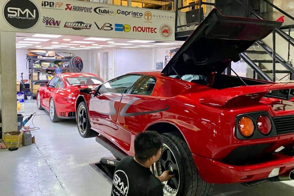 Lamborghini Diablo «παγιδευμένη» στο συνεργείο