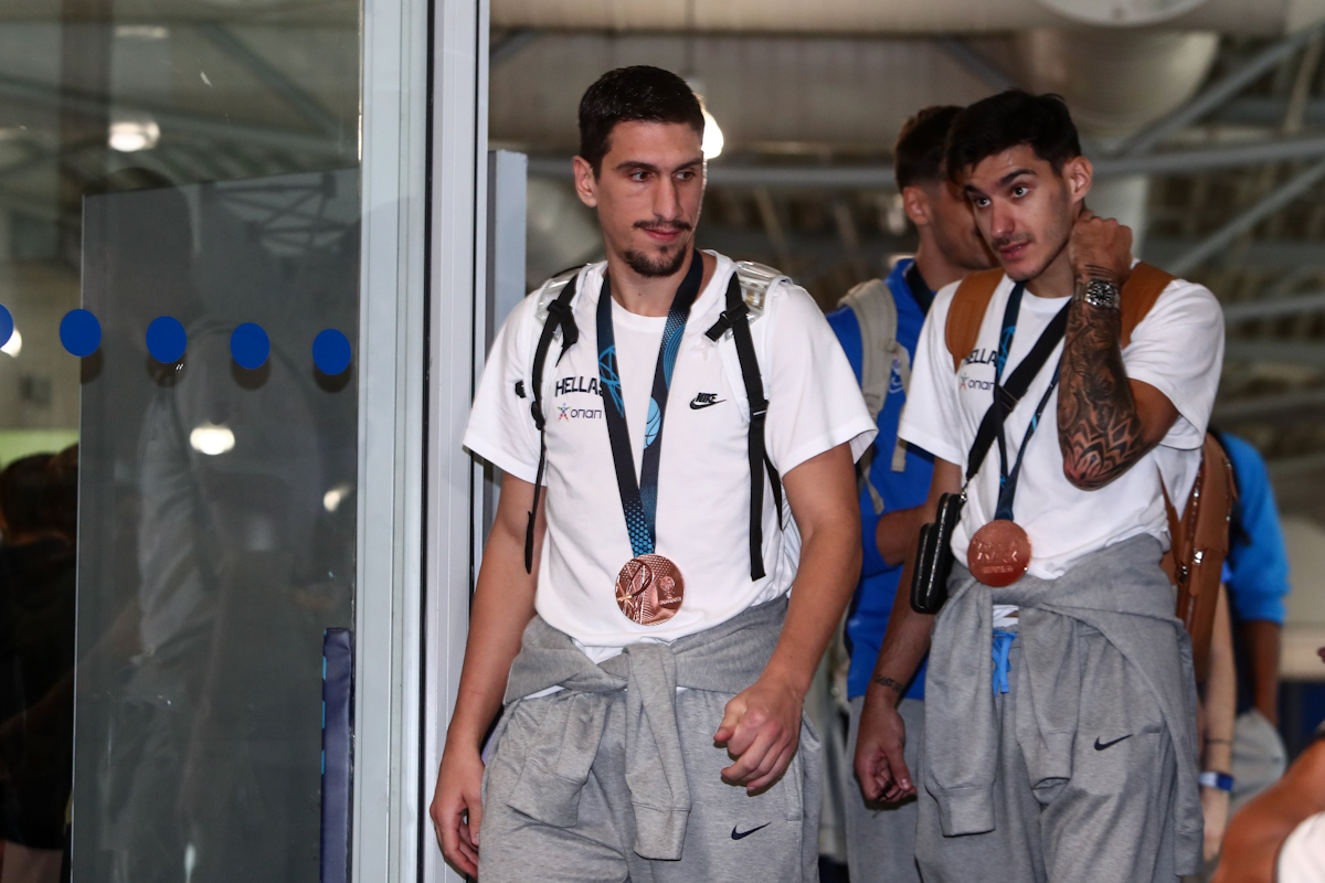 Ο Γιαννούλης Λαρεντζάκης και ο Παναγιώτης Καλαϊντζάκης