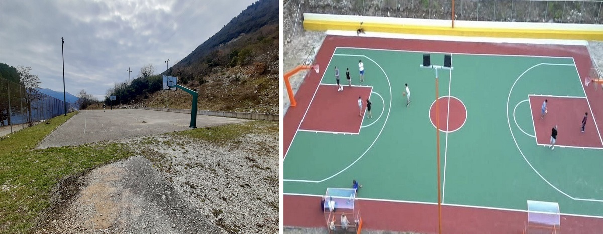 Ο Πλάτανος Ναυπακτίας αποκτά νέο γήπεδο μπάσκετ