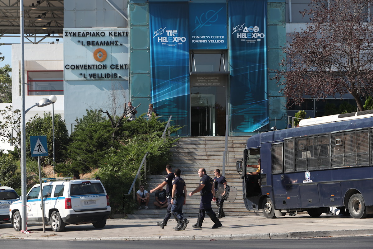 Μέτρα ασφαλείας εν όψει της ομιλίας του Πρωθυπουργού Κυριάκου Μητσοτάκη στην 89η ΔΕΘ