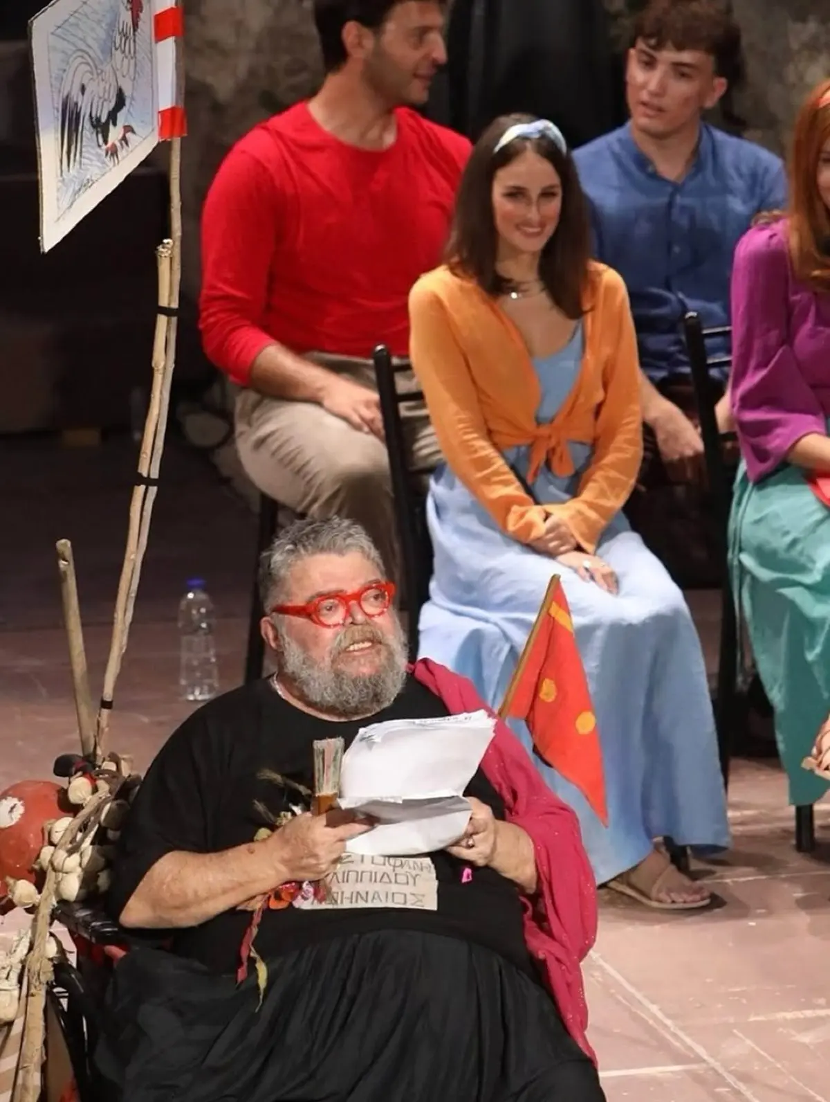 Η Μαρία Βοσκοπούλου και ο Σταμάτης Κραουνάκης στο Ηρώδειο