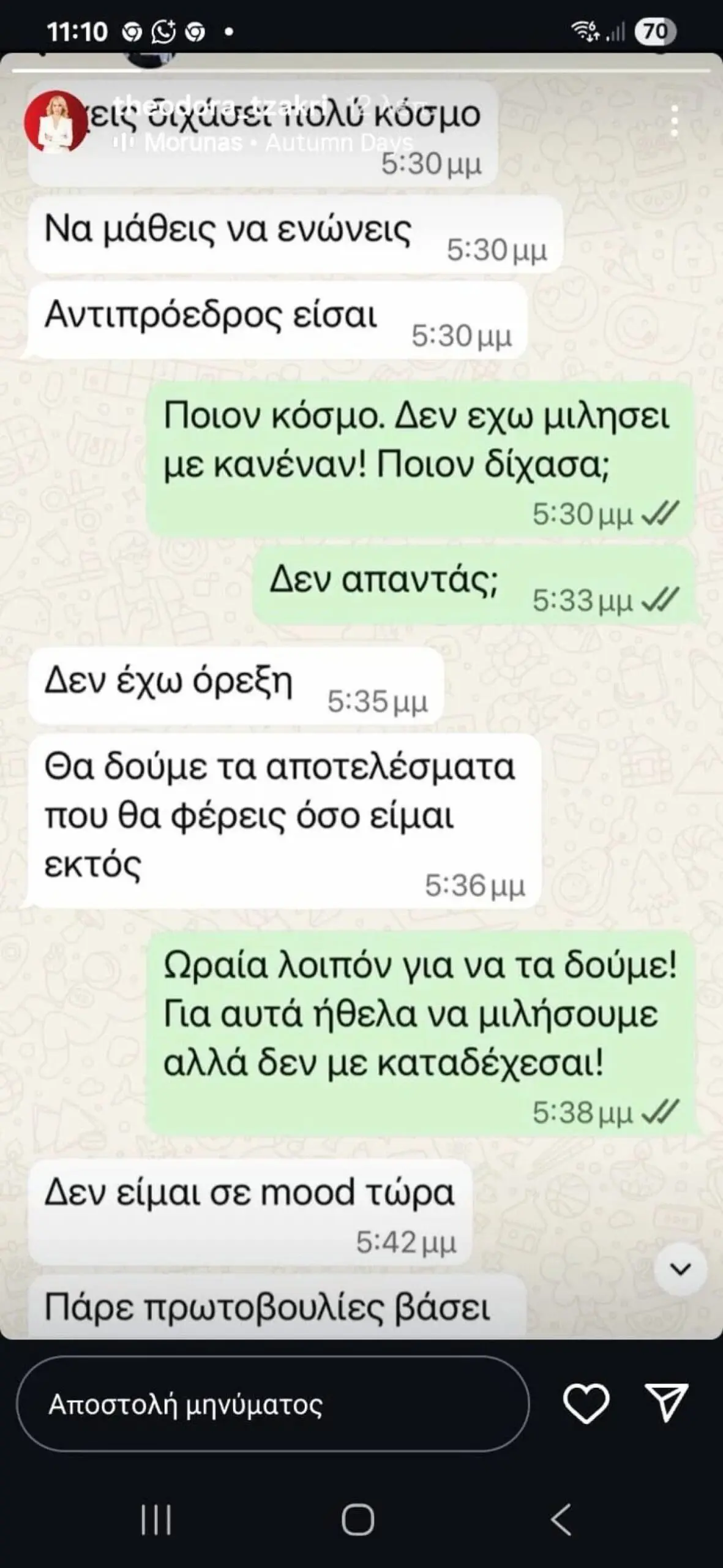 Η συνομιλία του Στέφανου Κασσελάκη με τη Θεοδώρα Τζάκρη