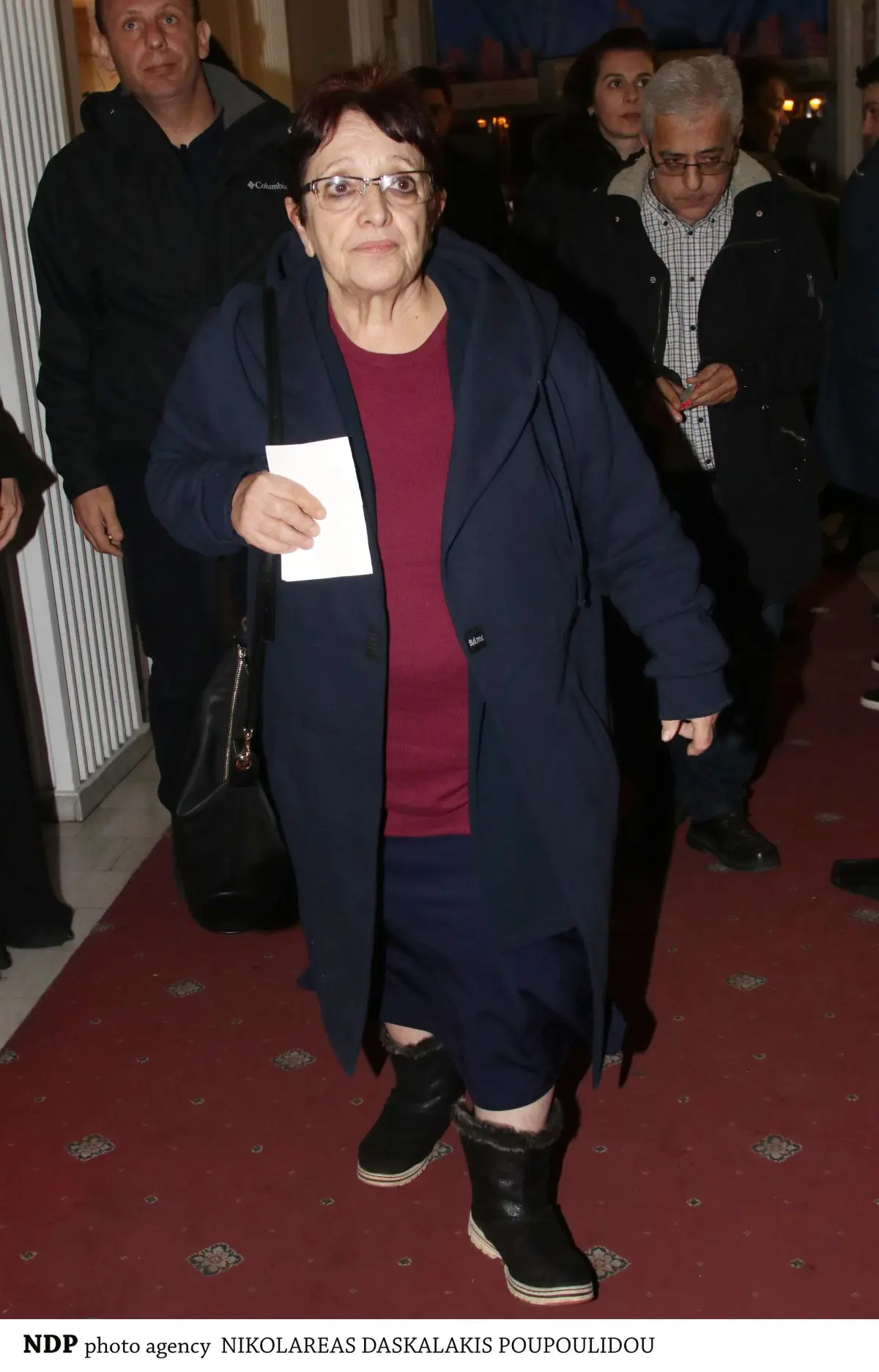 Η Αλέκα Παπαρήγα στην Επίσημη προβολή ταινίας "Ciao Italia" - 10-02-2020