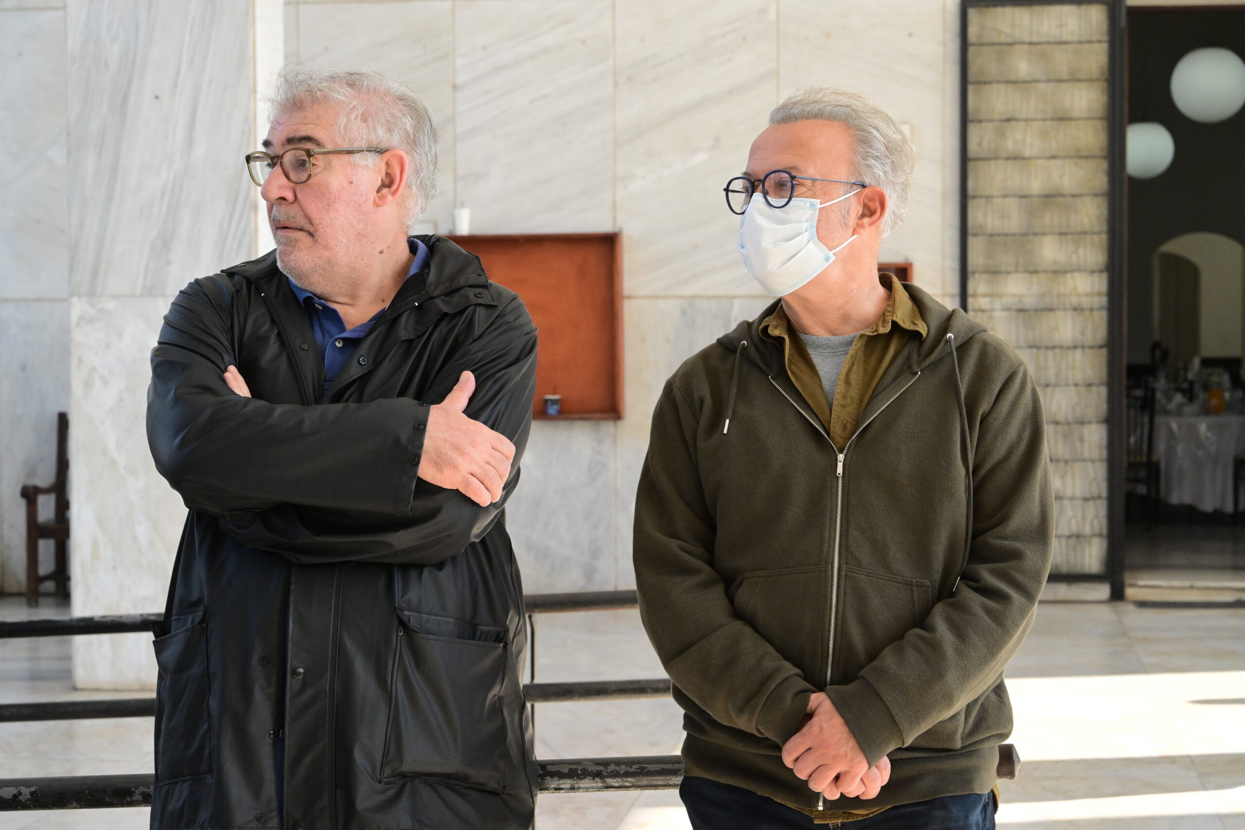 Άννα Κυριακού: Θλίψη και συγκίνηση στην αποχαιρετιστήρια τελετή της αξέχαστης ηθοποιού 7 Θανάσης Παπαθανασίου και Μιχάλης Ρέππας