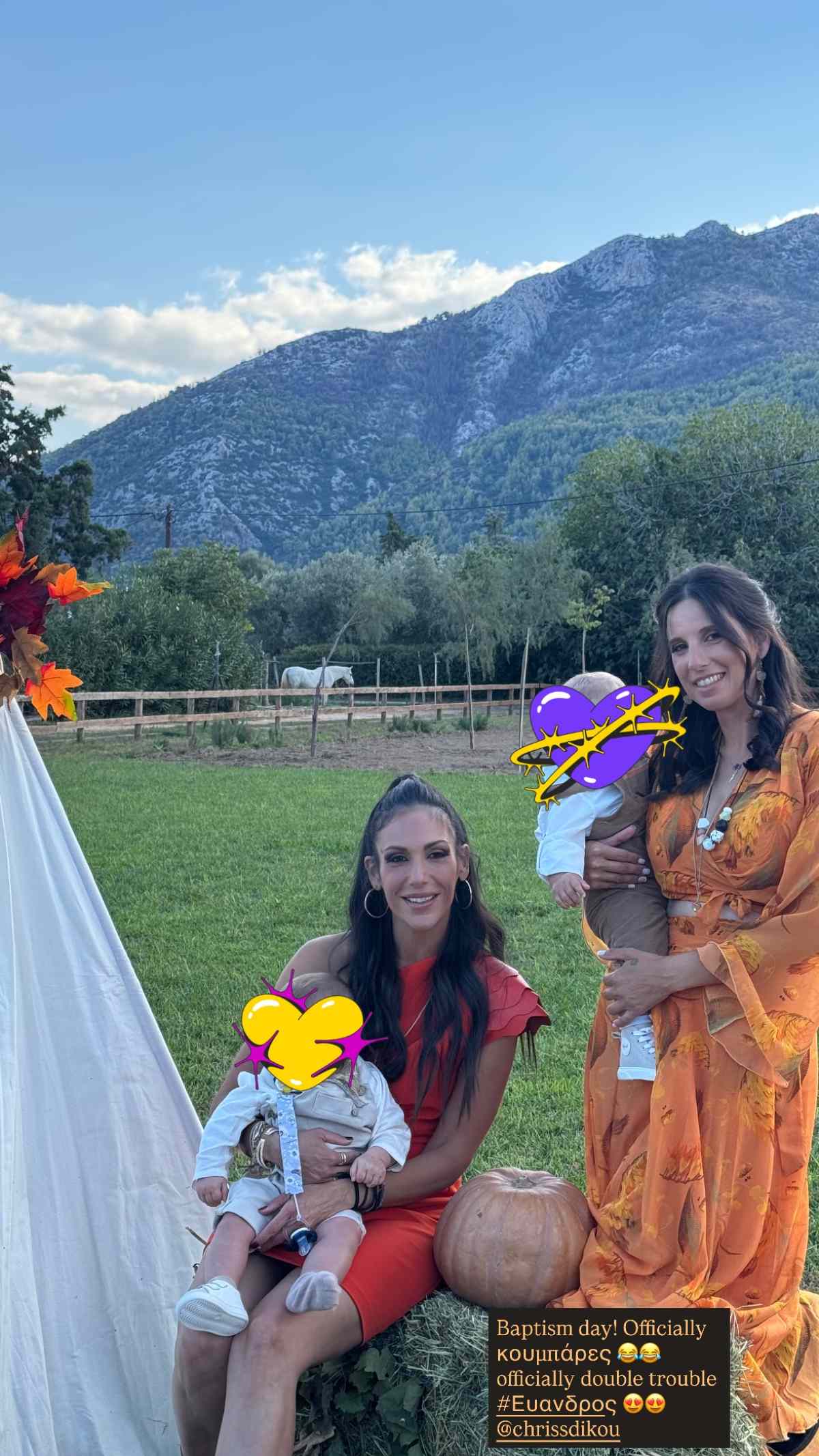Η Ανθή Βούλγαρη έγινε νονά