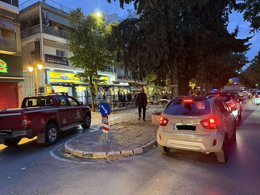 Θεσσαλονίκη: Δέντρο κατέπεσε σε όχημα προκαλώντας φθορές – Οι ρίζες του «εισχώρησαν» σε κατάστημα, δείτε εικόνες 4 Αυτοκίνητα