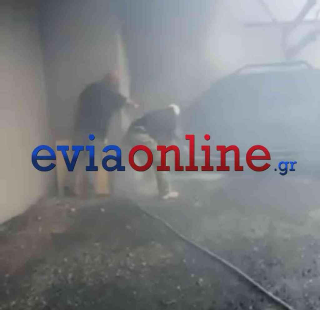 Εύβοια: Πυρκαγιά σε οικία λόγω βλάβης καυστήρα θέρμανσης – Συγκλονιστικά βίντεο και εικόνες 3 εύβοια