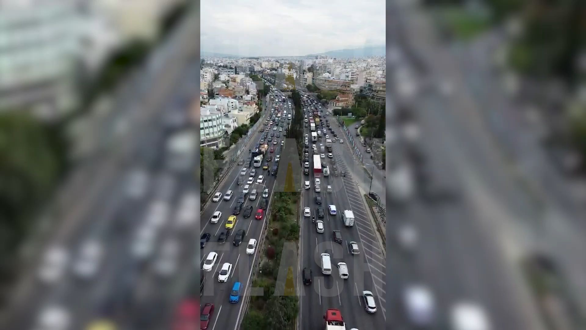 Η κίνηση στον Κηφισό το πρωί της Πέμπτης 16/10