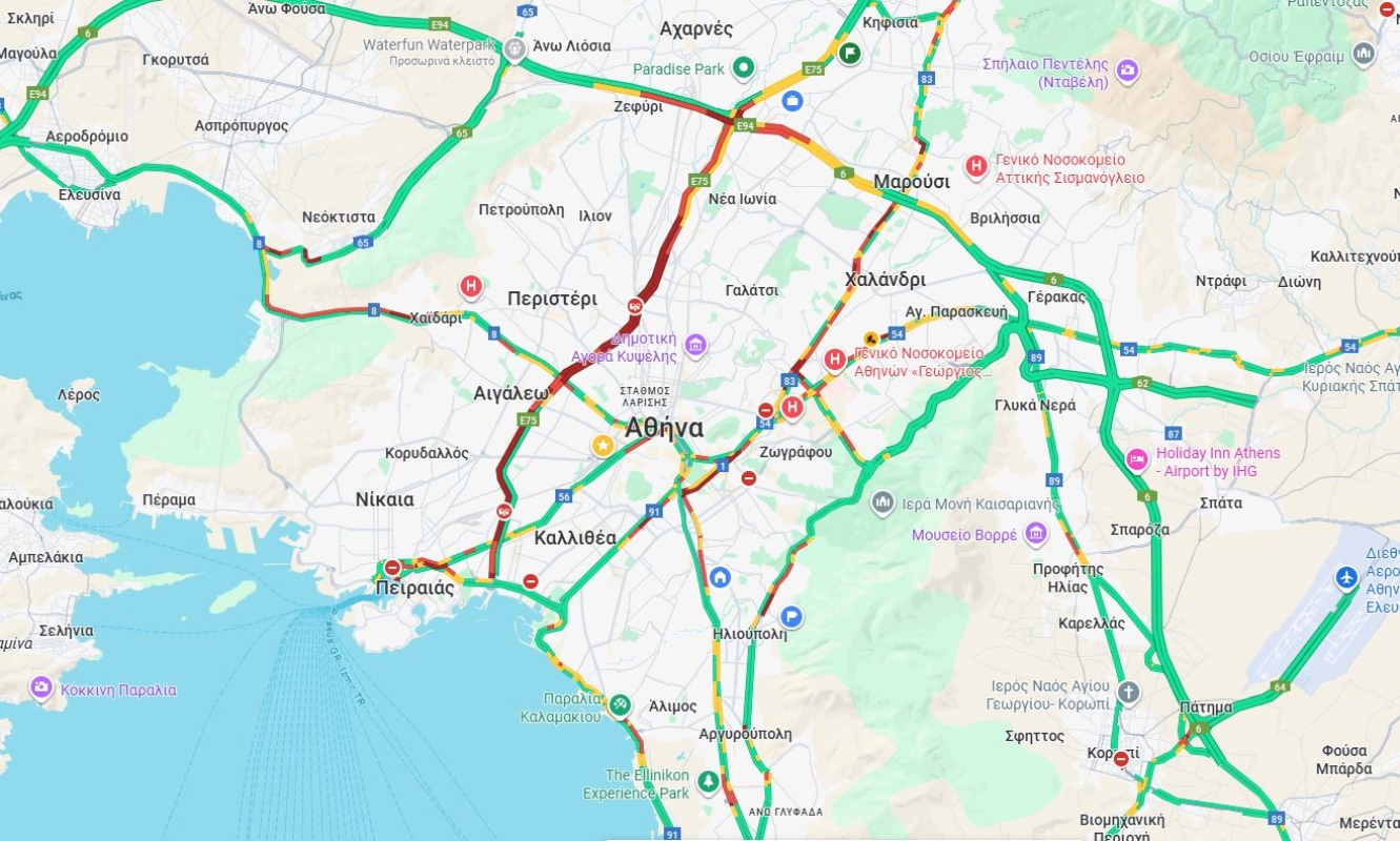 Χάρτης κίνησης