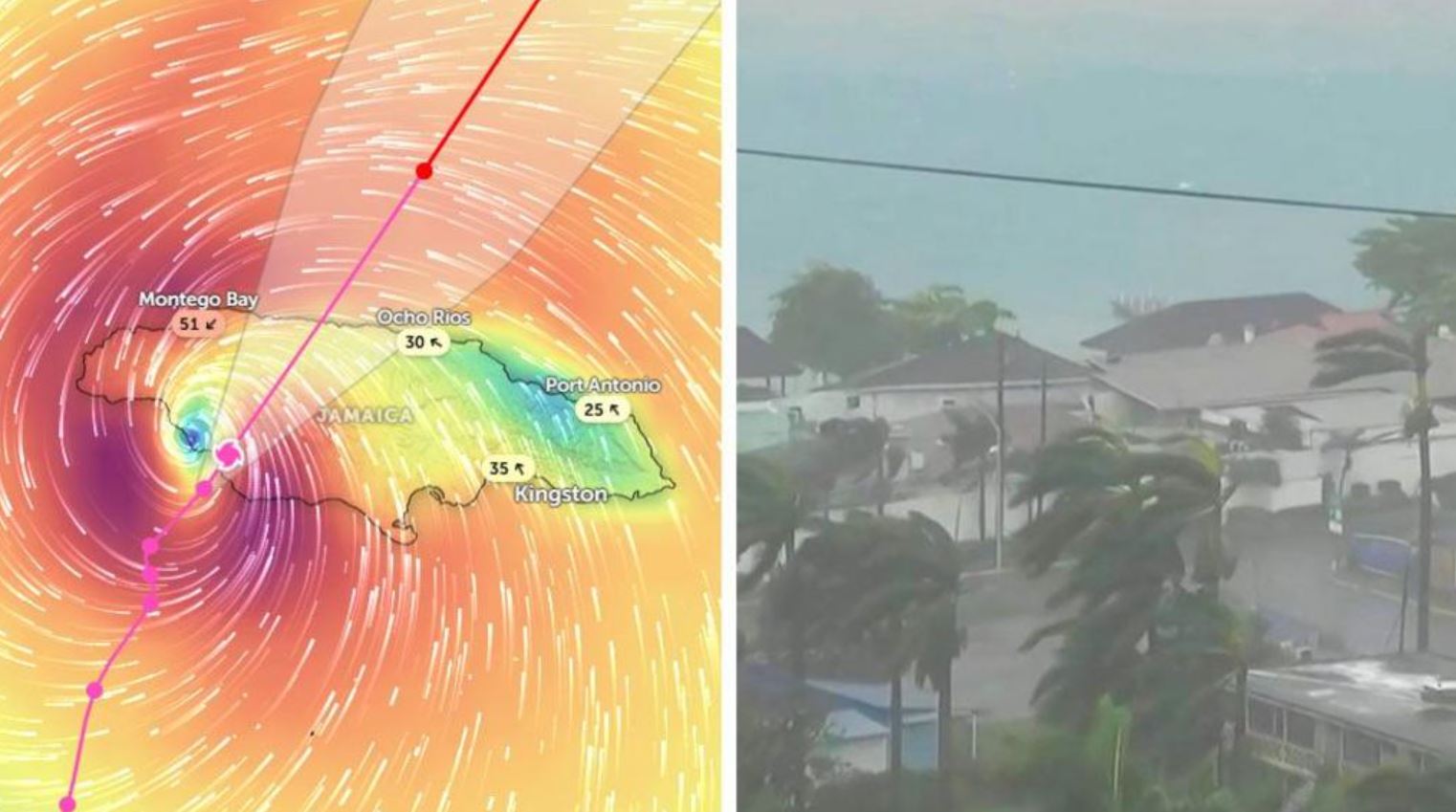 Ο τυφώνας Μελίσα δυναμώνει: Κατευθύνεται προς την Κούβα μετά τις καταστροφικές πλημμύρες στην Τζαμάικα – Δείτε βίντεο