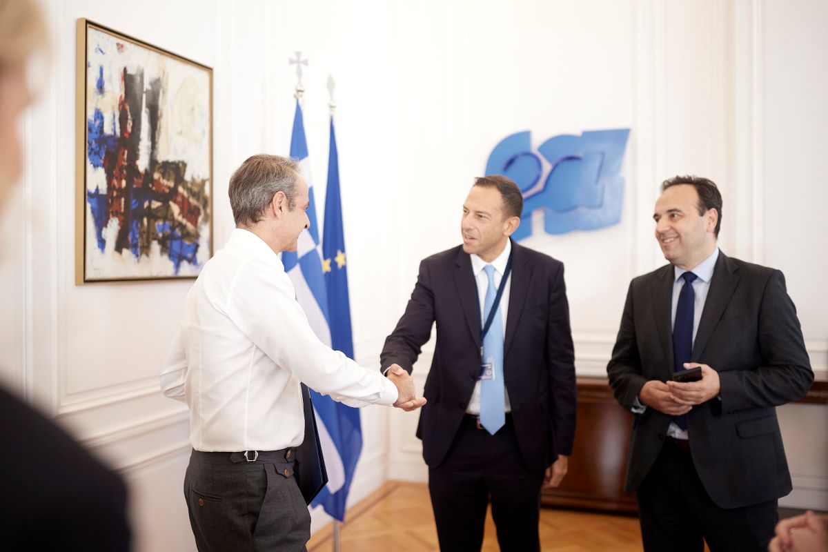 Συνάντηση του Κυριάκου Μητσοτάκη με τον αντιπρόεδρο της Google – Τι συζητήθηκε
