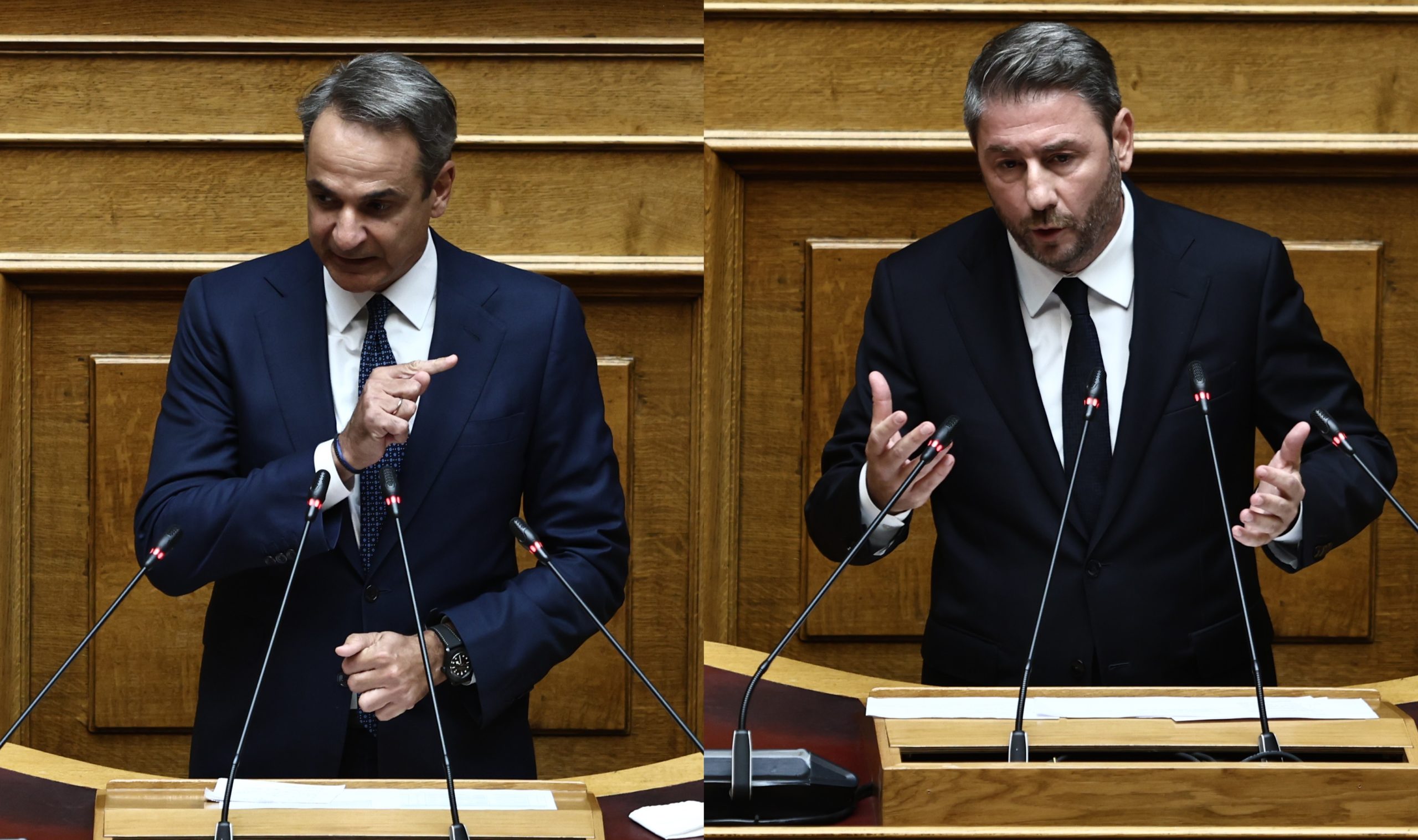 Βουλή: Η αναφορά Μητσοτάκη σε Παπανδρέου, Καραμανλή και η αντίδραση Ανδρουλάκη – ΒΙΝΤΕΟ